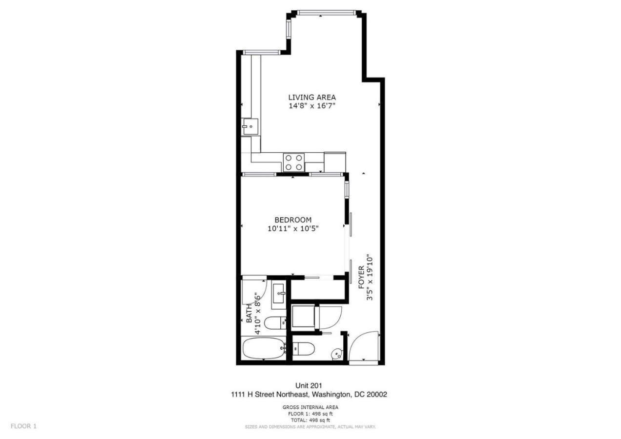 H Street 1Br W Wd Nr Light Rail Station Wdc-756 Apartment Washington Exterior photo